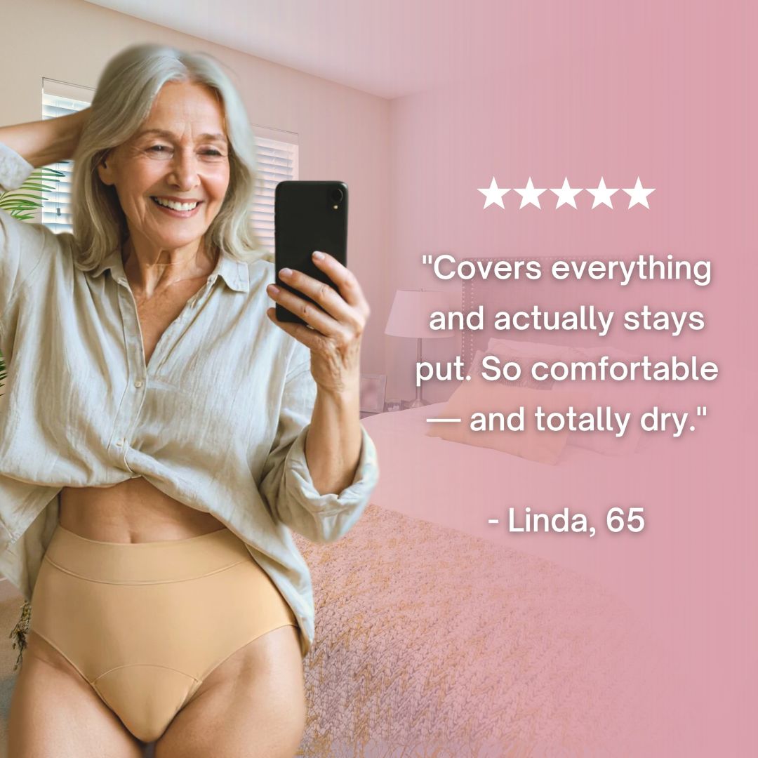 Discreet Incontinence Leakproof Underwear (5-Pack)
