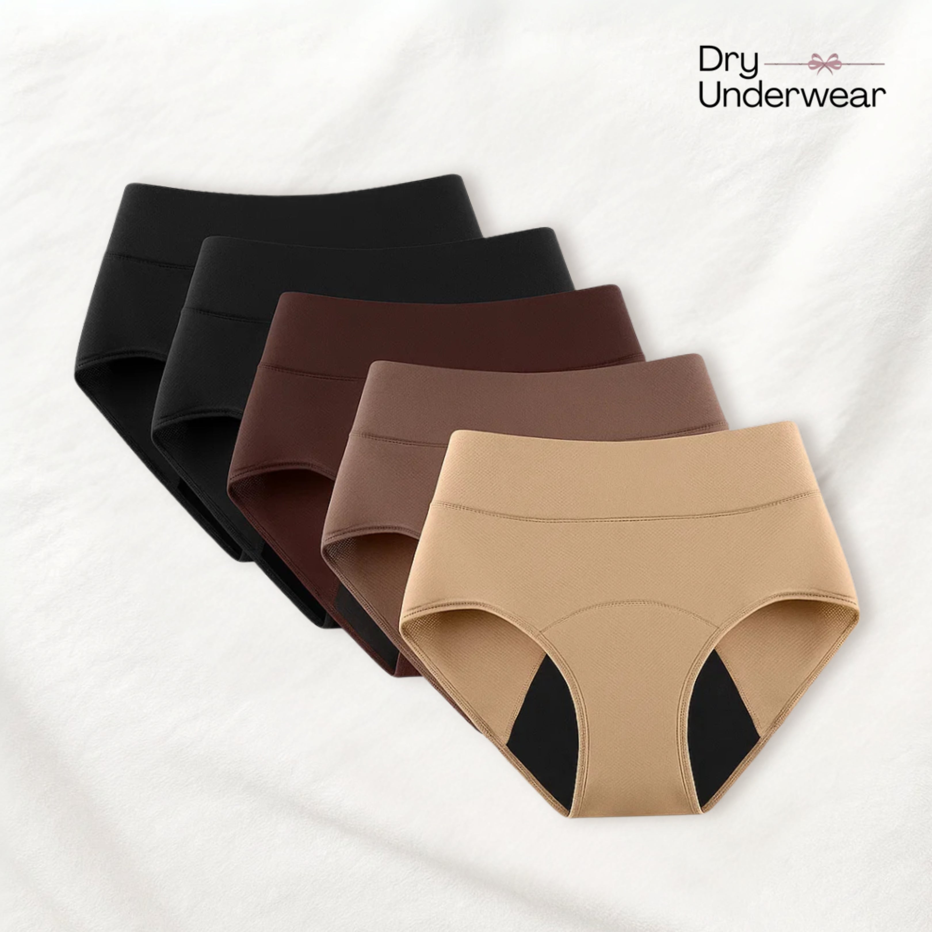 Discreet Incontinence Leakproof Underwear (5-Pack)